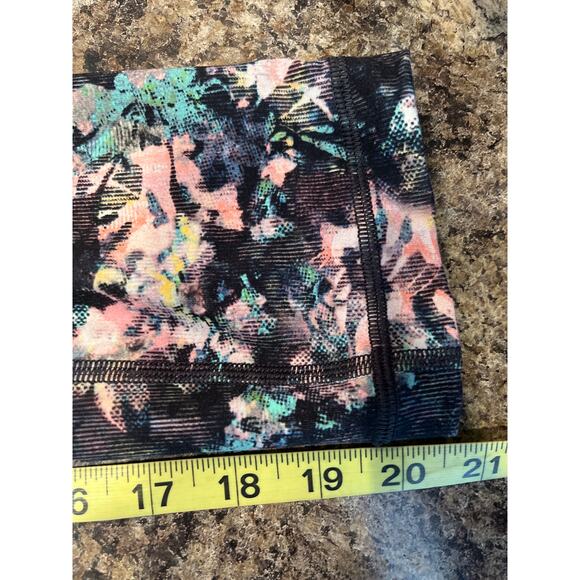 Lululemon Size 4 Wunder Under High Rise Crop 21" Dappled Daze Leggings - Picture 8 of 8